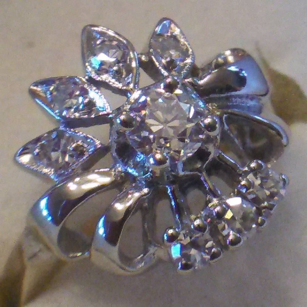 Antique Vintage OEC Natural Diamond 14k Ring